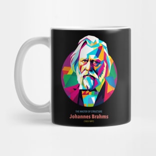 Johannes Brahms in WPAP Mug